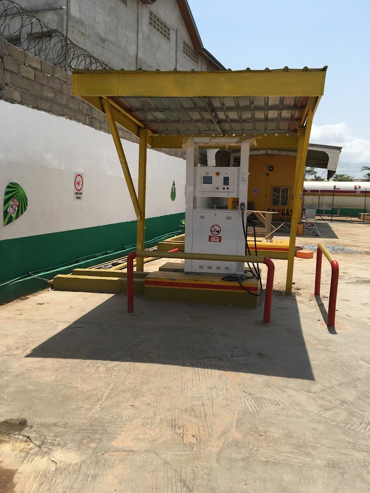 Go-Gas LPG filling station in Ghana